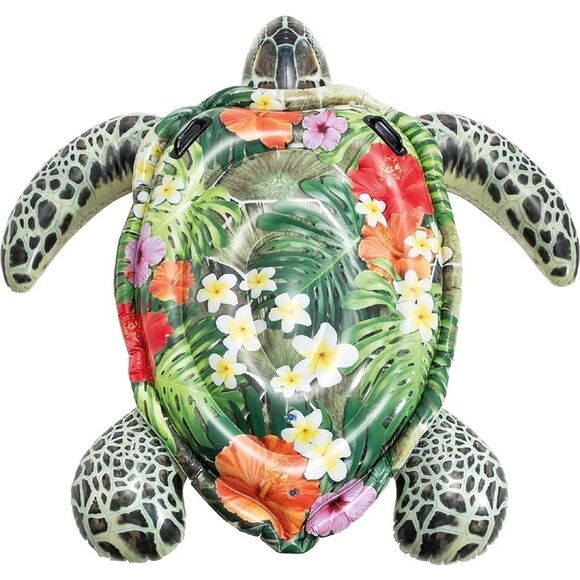 🐢 INTEX XL Realistic Sea Turtle Ride-On Pool Float - Picture 6 of 7